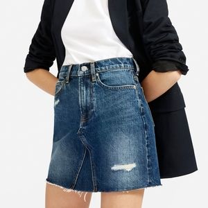 Everlane The Denim Reconstructed Skirt